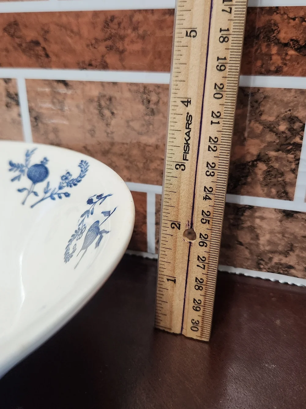 Blue and White Decorative Serving Bowl - Home Dining